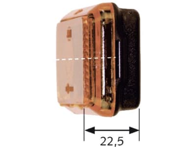 Jokon Seitenmarkierungsleuchte "SMLR130" quadratisch, links/rechts, 74 x 45 x 22,5 mm, waagerecht; senkrecht; 2 St. Schraube M 5 Jokon Seitenmarkierungsleuchte "SMLR130" quadratisch, links/rechts, 74 x 45 x 22,5 mm, waagerecht; senkrecht; 2 St. Schraube M 5