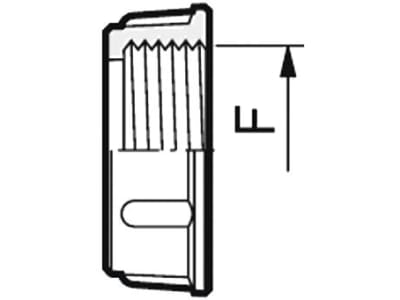 Agrotop Schlauchanschluss G 1 1/2" IG (BSP) Ø Tülle 30 mm 45 ° gebogen, für Überwurfmutter/O-Ring, 10682