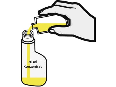 Kärcher® Glasreinigerkonzentrat 80 ml für die streifenfreie Reinigung aller wasserfesten, glatten Oberflächen wie Glas, Fenster, Spiegel, Duschkabinen etc., 6.295-302.0