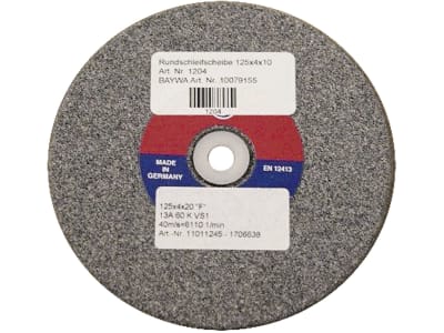 Kömag® Schleifscheibe 125 x 10 x 4,0 mm für Sägekette Schneidezahn, für Kettenschärfgerät "KSV-MOT", 1204 Kömag® Schleifscheibe 125 x 10 x 4,0 mm für Sägekette Schneidezahn, für Kettenschärfgerät "KSV-MOT", 1204