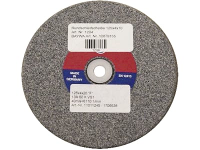 Kömag® Schleifscheibe 125 x 10 x 4,0 mm für Sägekette Schneidezahn, für Kettenschärfgerät "KSV-MOT", 1204