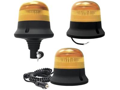 LED-Blitzleuchte, orange, 12 – 55 V, mit Verpolungsschutz LED-Blitzleuchte, orange, 12 – 55 V, mit Verpolungsschutz