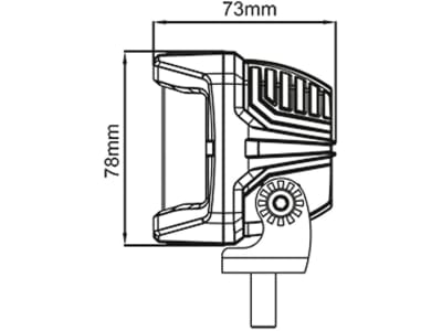 LED-Arbeitsscheinwerfer 1.516 lm, 10 – 30 V, 15 Osram LEDs, 098 174 605