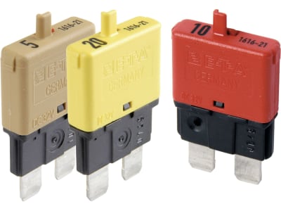 Herth + Buss Sicherungsautomat 32 V B x H x T 20 x 34,9 x 6 mm