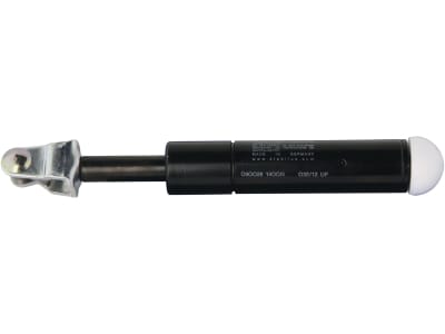 Gasdruckfeder 230 mm, 1.400 N, mit Gabelgelenk/Kappe, für Fritzmeier Frontscheibe M 271, M 275, M 701, M 702, M 703, M 711, M 775