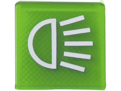 Hella® Symboleinsatz Licht, grün, für Wippschalter, 9XT 713 630-301 Hella® Symboleinsatz Licht, grün, für Wippschalter, 9XT 713 630-301