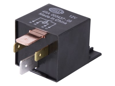 Hella® Relais 12 V, Hochleistungs-Schließer mit Öffner; Schließerkontakt, mit Halter, 4-polig, Flachsteckanschluss, 4RA 003 437-081 Hella® Relais 12 V, Hochleistungs-Schließer mit Öffner; Schließerkontakt, mit Halter, 4-polig, Flachsteckanschluss, 4RA 003 437-081
