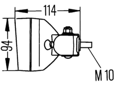 Hella® Arbeitsscheinwerfer "Picador 6875 FF", 12 – 24 V, für flood – großflächige, nahe Ausleuchtung, Anbau, 1GA 006 875-001