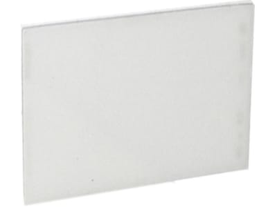 Vorsatzglas 110 x 90 mm, glasklar, mit DIN-Stempel Vorsatzglas 110 x 90 mm, glasklar, mit DIN-Stempel