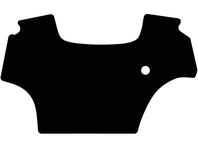 Fußmatte Velours schwarz, für Same Traktor Virtus, ohne Motorbremse, ab Bj. 01.18 Fußmatte Velours schwarz, für Same Traktor Virtus, ohne Motorbremse, ab Bj. 01.18