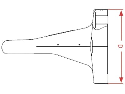 Walterscheid Zugöse "Zo5145", Ø Öse 50 mm, mit 8-Loch-Flansch 145 x 145 mm, 8004778