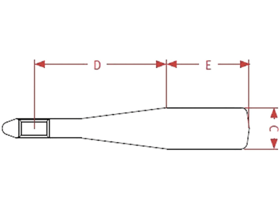 Walterscheid Zugöse "ZO74054-40A", Ø Öse 40 mm, mit Vollschaft 60 x 65 mm, Anhängekupplung bis 1.000 kg Stützlast, 8002259