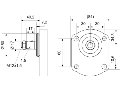 Hydraulikpumpe links einfach Fördermenge 19 cm³/U, für Deutz-Fahr D 06, DX, Fendt Farmer 100, Geräteträger