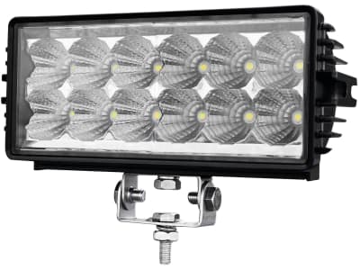 LED-Arbeitsscheinwerfer rechteckig 2.700 lm, 12 – 28 V, 12 LEDs, Funkentstörung Klasse 3