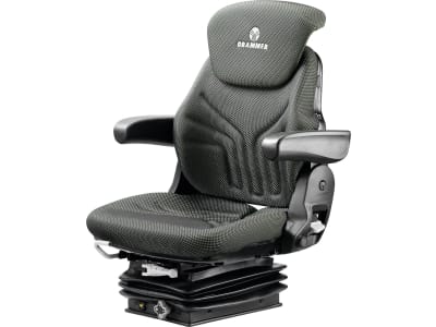 Grammer Traktorsitz "Compacto® Basic W", mechanisch gefedert, High-Performance-Stoff, anthrazit/grün/silber, ohne Rückenverlängerung und Armlehnen Grammer Traktorsitz "Compacto® Basic W", mechanisch gefedert, High-Performance-Stoff, anthrazit/grün/silber, ohne Rückenverlängerung und Armlehnen
