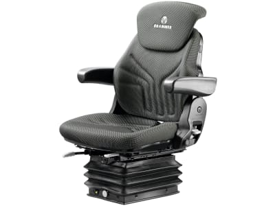 Grammer Traktorsitz "Compacto® Comfort W", luftgefedert, High-Performance-Stoff, anthrazit/grün/silber Grammer Traktorsitz "Compacto® Comfort W", luftgefedert, High-Performance-Stoff, anthrazit/grün/silber