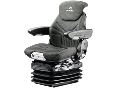 Grammer Traktorsitz "Maximo® Professional", mit/ohne Sitzheizung, Komfort-Niederfrequenzfederung mit 12 V-Kompressor, High-Performance-Stoff, anthrazit/grün/silber Grammer Traktorsitz "Maximo® Professional", mit/ohne Sitzheizung, Komfort-Niederfrequenzfederung mit 12 V-Kompressor, High-Performance-Stoff, anthrazit/grün/silber