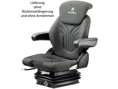 Grammer Traktorsitz Compacto® Basic M, mechanisch gefedert,  High-Performance-Stoff, anthrazit/grün/silber günstig online kaufen