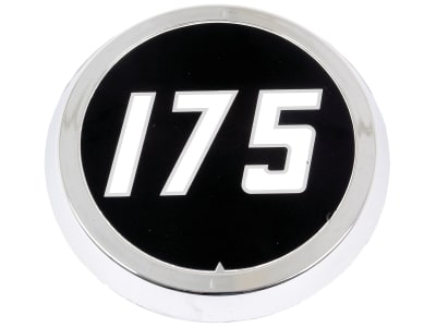 Typenschild "MF 175" für Traktor Massey Ferguson 175