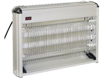 KERBL Fliegenvernichter "Eco Kill" 2 x 15 W, blau, max. 150 m², Aluminiumgehäuse, 299950 KERBL Fliegenvernichter "Eco Kill" 2 x 15 W, blau, max. 150 m², Aluminiumgehäuse, 299950