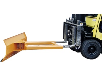 Bauer® Schneeschild "SCH-L 1500" 150 cm; 130 cm, feuerverzinkt, Stapleraufnahme, mit Gummischürfleiste 150 x 15 x 2 cm