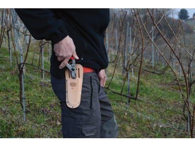 FELCO 910  Gürtel-Etui aus Leder für Gartenscheren