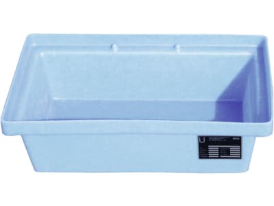 BAUER® SÜDLOHN Auffangwanne "KWP-P 20" Auffangvolumen max. 20 l, ohne Lochrost, für Kleingebinde, PE (Polyethylen), blau