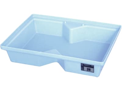 BAUER® SÜDLOHN Auffangwanne "KWP-P 40" Auffangvolumen max. 40 l, ohne Lochrost, für Kleingebinde, PE (Polyethylen), blau