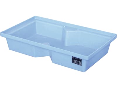BAUER® SÜDLOHN Auffangwanne "KWP-P 60" Auffangvolumen max. 60 l, ohne Lochrost, für Kleingebinde, PE (Polyethylen), blau