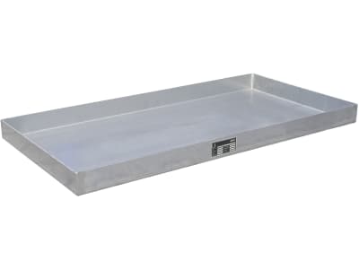 BAUER® SÜDLOHN Auffangwanne "KGW 2" für Kleingebinde, 940 x 60 x 470 mm, Auffangvolumen max. 25 l, Stahlblech, verzinkt