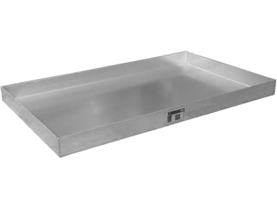 BAUER® SÜDLOHN Auffangwanne "KGW 3 V4A" für Kleingebinde, 1.000 x 70 x 600 mm, Auffangvolumen max. 30 l, Edelstahl V4A, gebeizt
