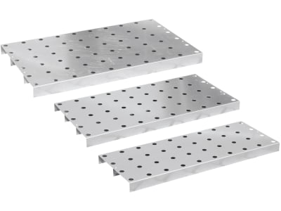 Bauer® Lochrost für Auffangwanne "KGW", Stahlblech; Edelstahl V4A Bauer® Lochrost für Auffangwanne "KGW", Stahlblech; Edelstahl V4A