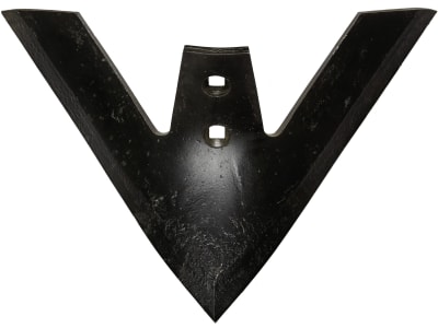 Frank Gänsefußschar 420 x 8 mm, Abstand Bohrungen 60 mm, gehärtet, universal Frank Gänsefußschar 420 x 8 mm, Abstand Bohrungen 60 mm, gehärtet, universal
