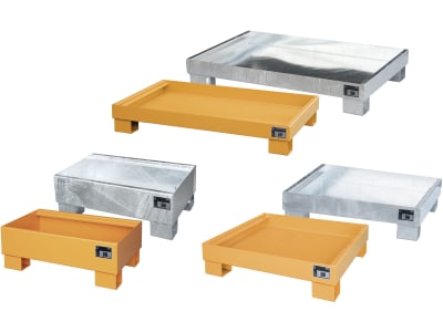 BAUER® SÜDLOHN Auffangwanne "AW 60" für Kleingebinde, ohne Gitterrost, lackiert; verzinkt BAUER® SÜDLOHN Auffangwanne "AW 60" für Kleingebinde, ohne Gitterrost, lackiert; verzinkt