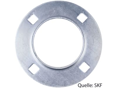 SKF Stahlblechgehäuse rund, 4-Loch, für Y-Lager SKF Stahlblechgehäuse rund, 4-Loch, für Y-Lager