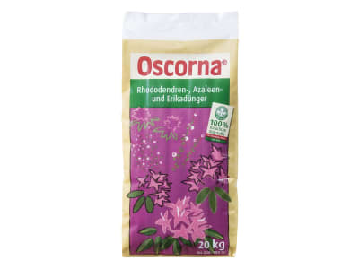 Oscorna® Rhododendren organischer NPK 6+3+0.5 Dünger, auch für Azaleen, Eriken und Heidelbeeren 20 kg Sack  