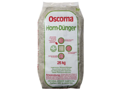 Oscorna® Hornmehl organischer Stickstoffdünger N 12 mit 85-90 % humusbildender Substanz und Spurenelementen 25 kg Sack  Mehl