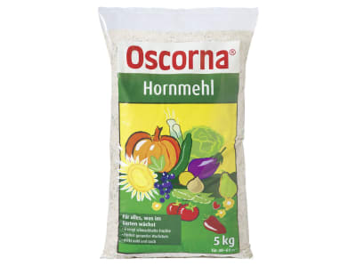 Oscorna® Hornmehl organischer Stickstoffdünger N 12 mit 85-90 % humusbildender Substanz und Spurenelementen 5 kg Sack  Mehl