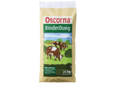 Oscorna® RinderDung langanhaltend und mild wirkende NPK 2+2.5+2 Wirtschaftsdünger für alle Gartenkulturen    