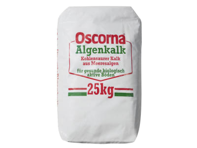 Oscorna® Algenkalk Kohlensaurer Kalk aus Meeresalgen zur Bodenverbesserung, vorbeugend gegen Buchsbaumzünsler 25 kg Sack  Pulver