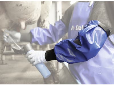 DeLaval Ärmelschoner mit elastischem Verbindungsband und Oberarm-Klettverschluss DeLaval Ärmelschoner mit elastischem Verbindungsband und Oberarm-Klettverschluss