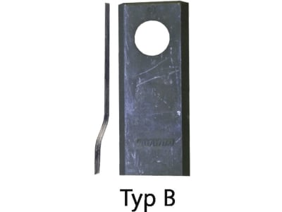 Pöttinger Kreiselmäherklinge "B", 119 x 49 x 4 mm, 434.122