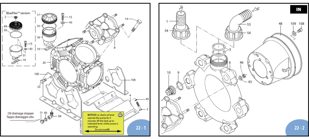 agrotop AR Kolbenmempranpumpe "AR 280 bp"