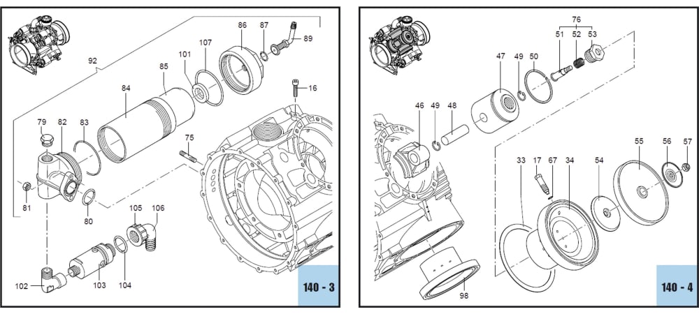 agrotop AR Kolbenmempranpumpe "AR 1254"