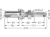 Unterlenkerbolzen Kat. 3/2 Länge 210 mm, Ø 36,5 mm; 30 mm; 28 mm, M 30 x 2