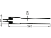 Schwaderzinken 545 x 95 x 9 mm für Deutz-Fahr Kreiselschwader