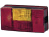 Hella® Schlussleuchte quadratisch, links, 210 x 108 x 66 mm, P21W; R10W, Schlusslicht; Bremslicht; Blinklicht; Nebelschlusslicht; Kennzeichenlicht, 2VB 006 040-051