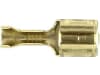 Herth + Buss Flachsteckhülse 6,3 x 0,8 mm, Kabel 0,5 – 1 mm², Messing blank; unisoliert, mit Rastpunkten, 100 St., 50 251 220