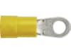 Herth + Buss Ringkabelschuh gelb 4 – 6 mm², Ø 4,3 mm, verzinnt; teilisoliert, 50 252 159