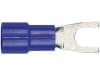 Herth + Buss Gabelkabelschuh Ø 4,3 mm Kabel 1,5 – 2,5 mm² , teilisoliert, blau, 50 252 221